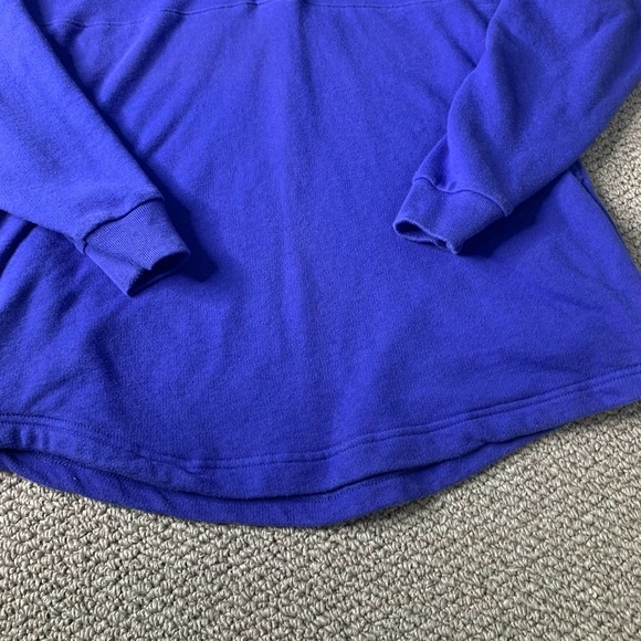 PINK Victoria's Secret Womens Sweater Size XS Blue T-Snap Button Up Pullover - Picture 4 of 11